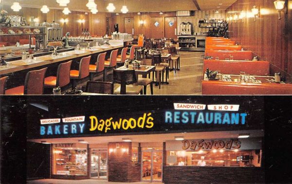 Miami Beach Florida Dagwood's Restaurant Retail Shop Bakery vintage pc ZC548736