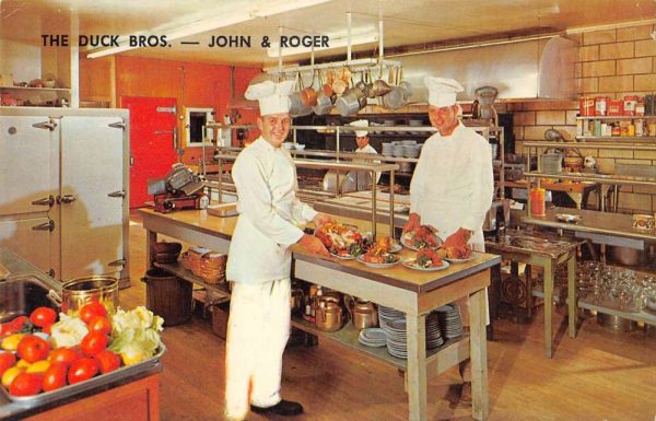 Southampton New York kitchen John Duck Jr. restaurant vintage pc ZC548811