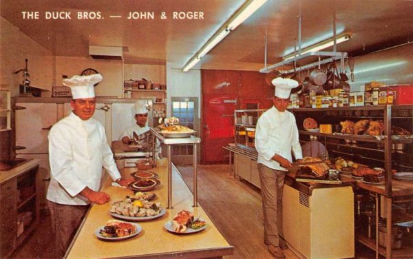 Southampton New York the Duck Bros John Duck Jr. restaurant vintage pc ZC548812