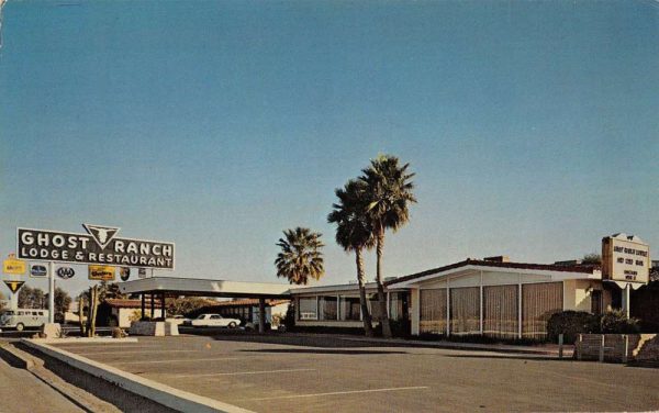 Tucson Arizona view of Ghost Ranch Lodge & Restaurant vintage pc ZC548833