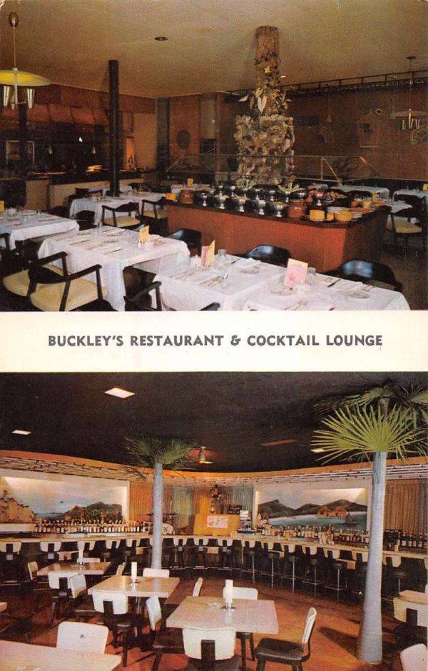 Clearwater Beach Florida Buckley's Restaurant and Lounge vintage pc ZC548843