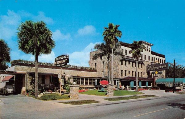 Daytona Beach Florida Ridgewood Hotel and Restauant vintage pc ZC548846