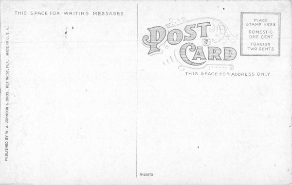 Key West Florida Barracks Parade Grounds Vintage Postcard JG236928 - Image 2