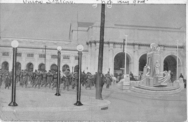 Washington DC Union Station Entrance Vintage Postcard JG236963