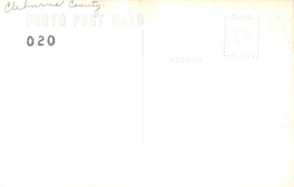 Heflin Alabama Court House Real Photo Vintage Postcard JH230108 - Image 2