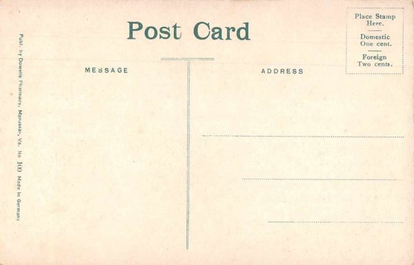 Manassas Virginia Eastern College Boys Dormitory Vintage Postcard JH230130 - Image 2