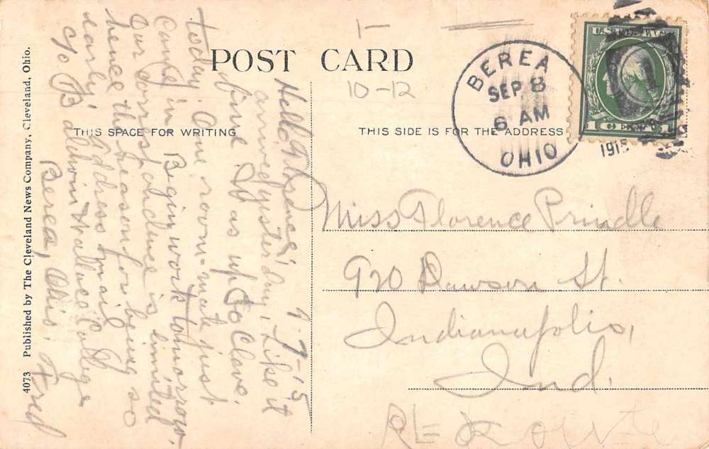 Cleveland Ohio Elysium Largest Ice Skating Rink in the World Postcard JH230197 - Image 2