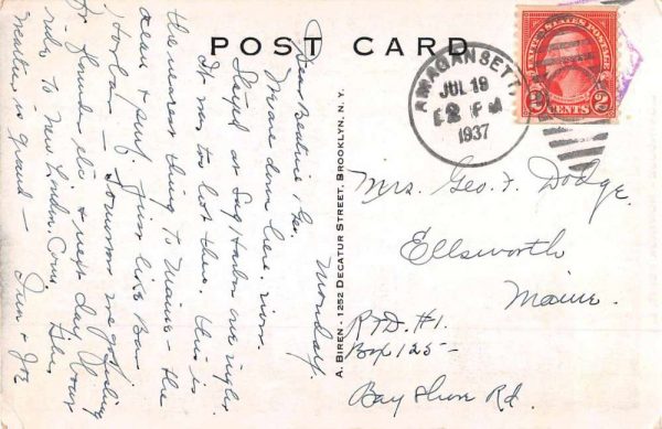 Montauk Point Long Island New York Lighthouse Scenic View Vintage Postcard JH230267 - Image 2