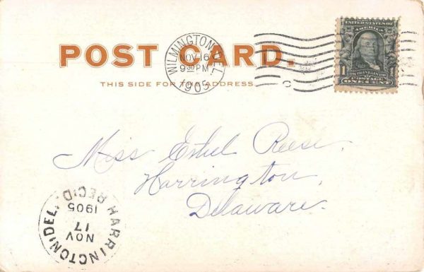 Wilmington Delaware Winter on the Brandywine Vintage Postcard JH230277 - Image 2