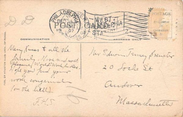 Philadelphia Pennsylvania University Commencement Procession Postcard JH230361 - Image 2