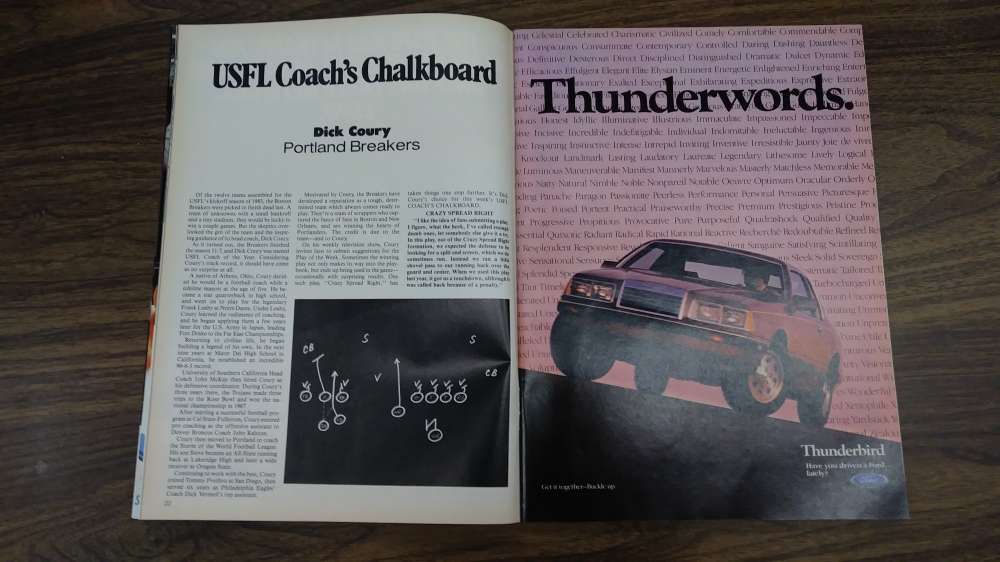 Denver Gold vs LA Express Football 1983 Program J81550 - Image 3