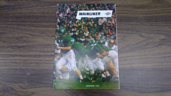 Manliner United Airlines September 1961 Magazine J81552