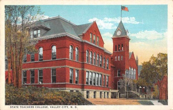 Valley City North Dakota State Teachers College Vintage Postcard JH230522