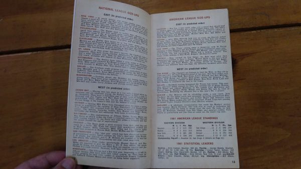 Schraftt's Original Football Fact 1962 Hand Held Media Guide J81612 - Image 3