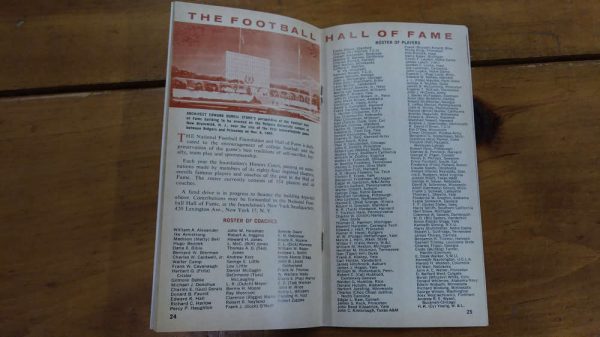 Schraftt's Original Football Fact 1962 Hand Held Media Guide J81612 - Image 4
