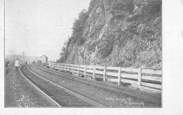 Millersburg Pennsylvania Mahantango Mt Railroad Vintage Postcard JH230669