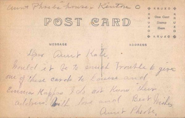 Kenton Ohio Residence Real Photo Vintage Postcard JH230735 - Image 2