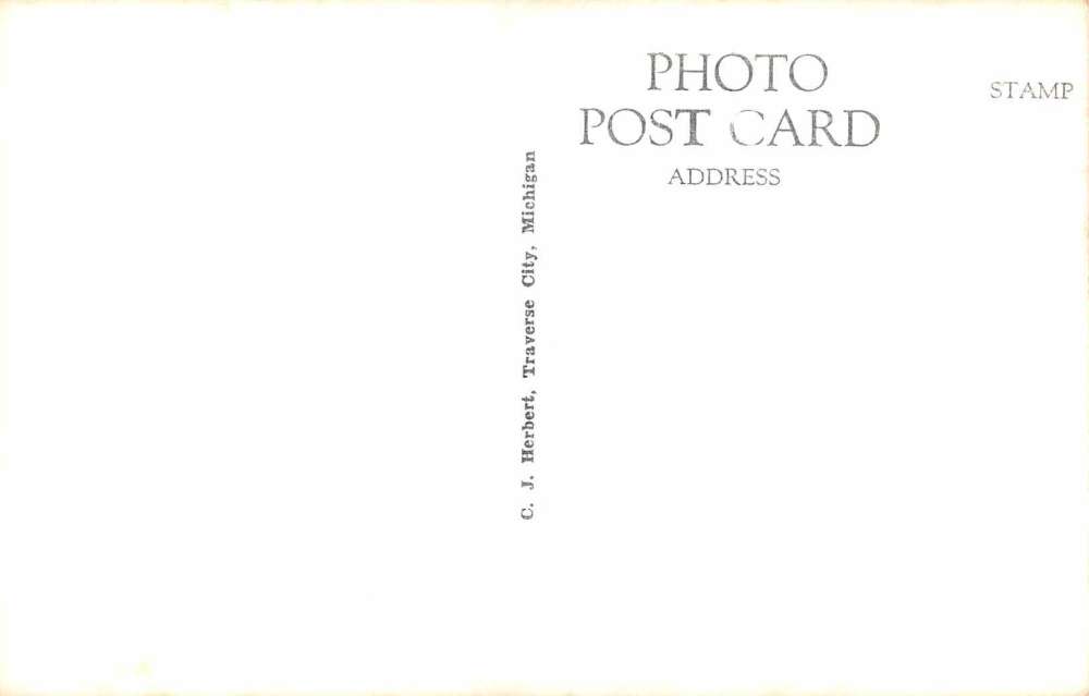 Kalkaska Michigan Court House Real Photo Vintage Postcard JH230777 - Image 2