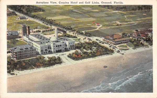 Ormond Florida Coquina Hotel and Golf Links Vintage Postcard JH230844
