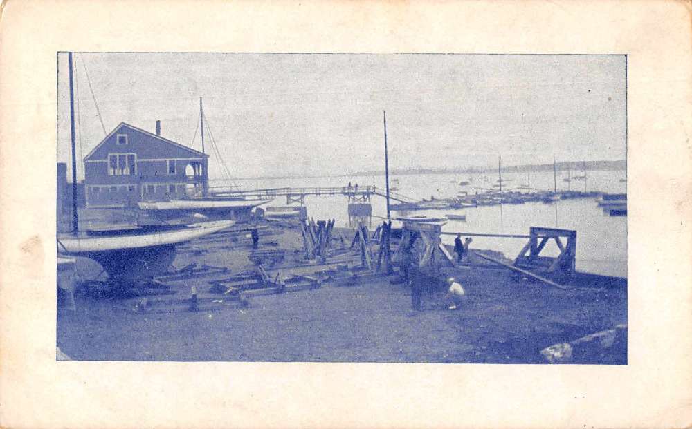 Dorchester Massachusetts Savin Hill Yacht Club Harbor View Vintage