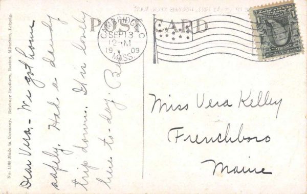 Houghs Neck Massachusetts South Slope of Great Hill Vintage Postcard JH230986 - Image 2