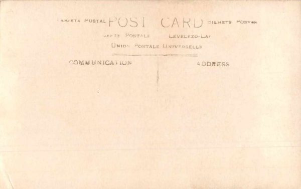 Macedonia Greetings Man and Woman Studio Real Photo Vintage Postcard JH230995 - Image 2