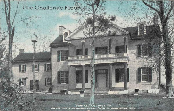 Frederick Maryland "Rose Hill" Challenge Flour ad antique pc ZC548998