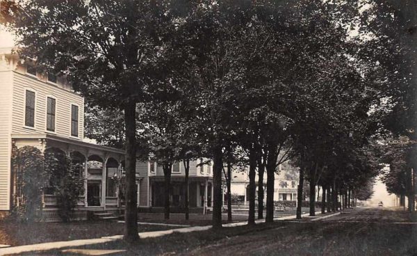 Knowlesville New York ? Residential Street Scene Real Photo Postcard JH231020