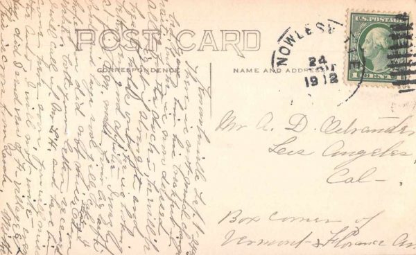 Knowlesville New York ? Residential Street Scene Real Photo Postcard JH231020 - Image 2
