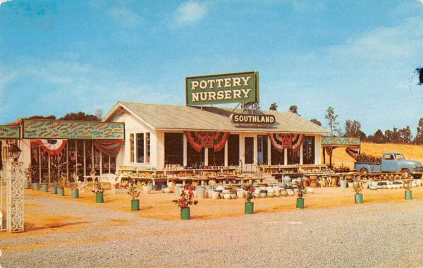 Mobile Alabama outside view Southland Pottery & Nursery vintage pc ZC549182