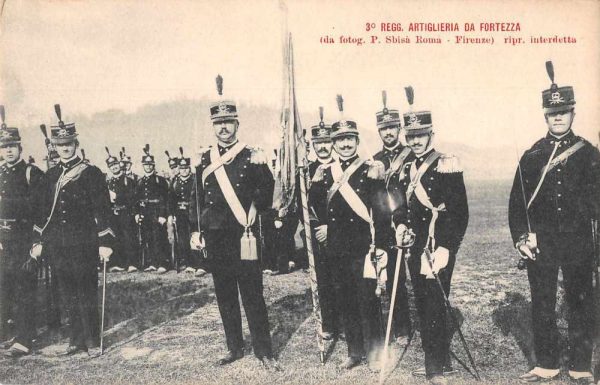 WW1 Italy Artiglieria da fortezza Military Vintage Postcard JH231099