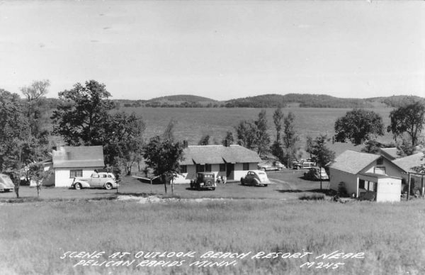 Pelican Rapids Minnesota scene at Outlook Beach Resort real photo pc ZC549205