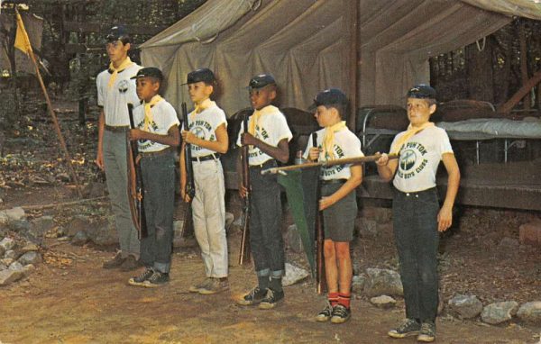 Monkton Maryland Camp Puh'Tok Salvation Army Boys Clubs vintage pc ZC549327