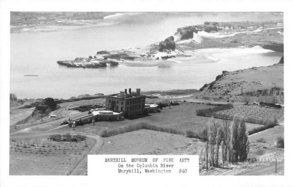 Maryhill Washington Museum of Fine Arts Real Photo Vintage Postcard JI657270