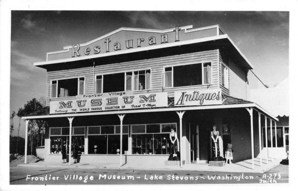 Lake Stevens Washington Frontier Village Museum Real Photo Postcard JI657376