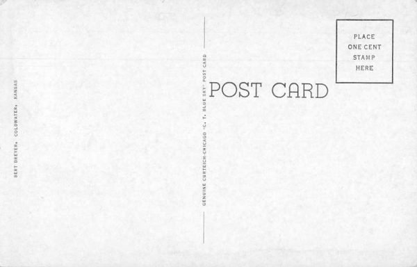 Coldwater Kansas Main Street Vintage Postcard JI657428 - Image 2