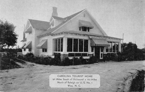 Wise North Carolina Carolina Tourist Home Vintage Postcard JI657448