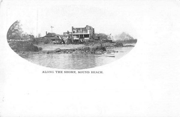 Stamford Connecticut Sound Beach Along the Shore Vintage Postcard JI657461