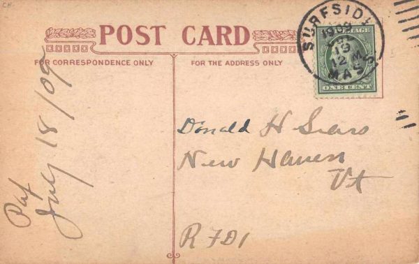 Nantasket Beach Massachusetts Hotel Nantasket from Boulevard Postcard JI657579 - Image 2