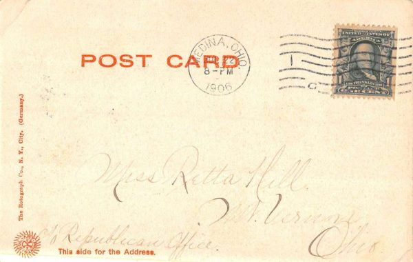 Medina Ohio birds eye view Th eBee Hive Industry antique pc ZD549997 - Image 2
