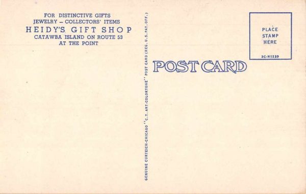 Catawba Island Ohio Heidy's Gifts Vintage Postcard JI657940 - Image 2