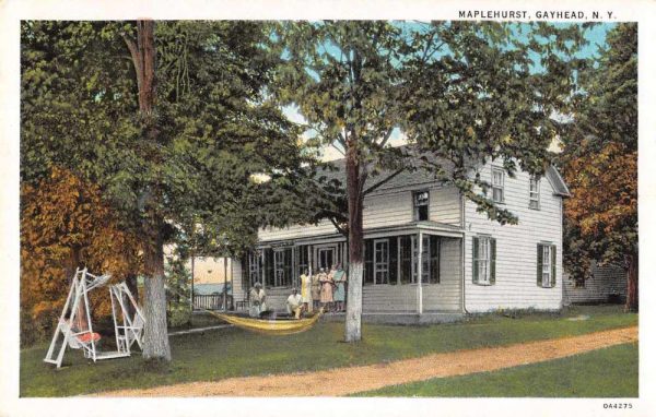 Gayhead New York Maplehurst Vintage Postcard JI657972