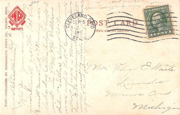 Toledo Ohio Madison Avenue Street Scene Vintage Postcard JI658042 - Image 2