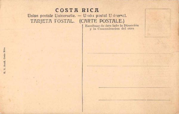 Costa Rica Beneficio Cafe Farmers Planting Seeds Vintage Postcard JI658070 - Image 2