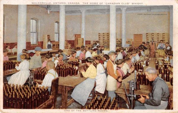 Walkerville Ontario Canada Canadian Club Whisky Bottling Factory PC JI658139