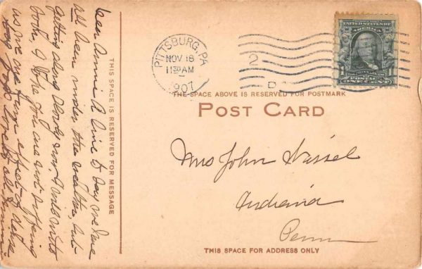 East Liverpool Ohio Fifth Street Looking East Vintage Postcard JI658151 - Image 2