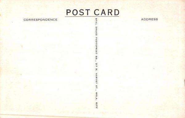Seminole Oklahoma birds eye view U.S. Post Office antique pc ZE686114 - Image 2