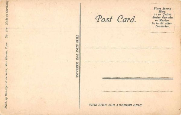 Momauguin Connecticut Street Scene Water Tower Vintage Postcard JJ658792 - Image 2