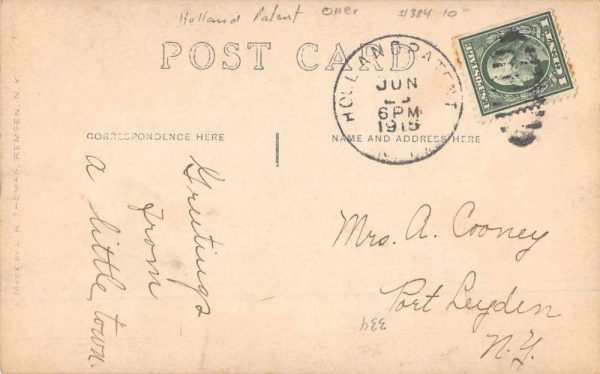 Holland Patent New York High School Real Photo Vintage Postcard JJ658904 - Image 2