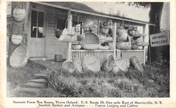 Morrisville New York Summit Farm Tea Room Vintage Postcard JJ649575